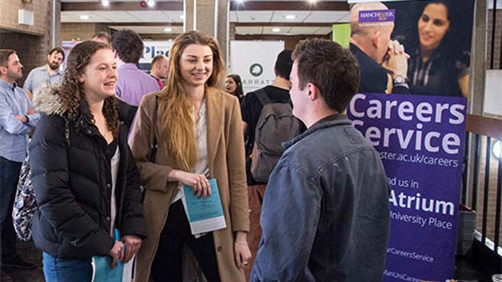 Careers fair in Humanities Bridgeford Street