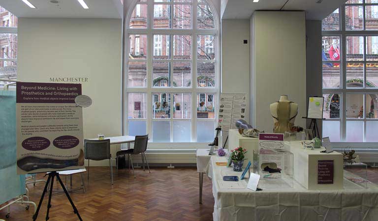 The exhibition space